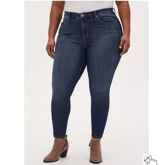 Torrid Sky High Skinny Dark Wash Jeans Size 22 Tall & 24 Tall Available
